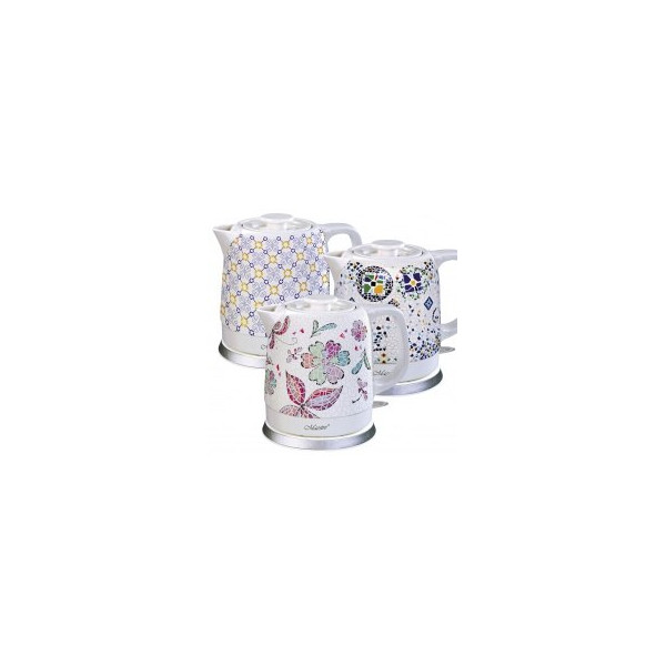CZAJNIK CERAMICZNY ELEKTRYCZNY 1.5L 2 WZORY MAESTRO MR-068