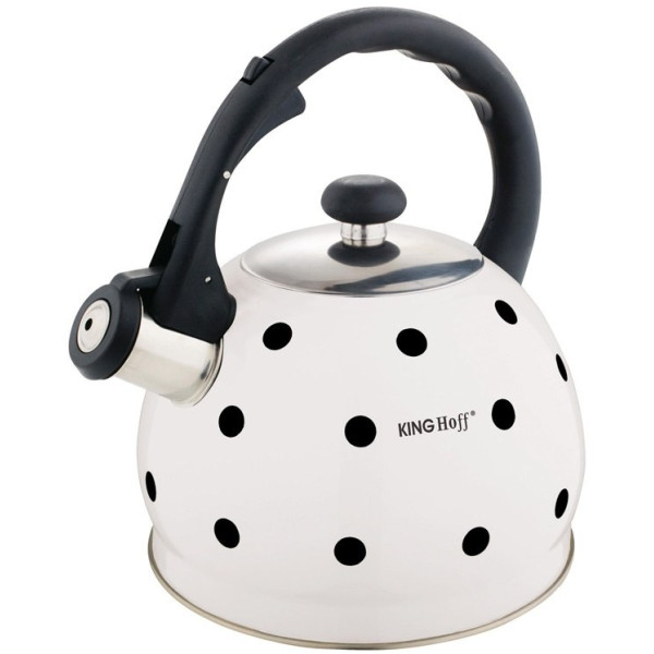 CZAJNIK EMALIOWANY W GROSZKI KiNGHOFF 2.0L KH-1050