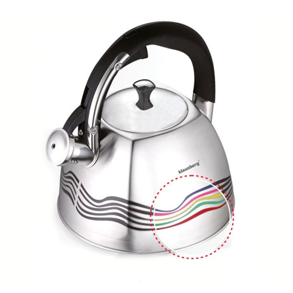 CZAJNIK STALOWY THERMO INDICATOR 3.0L KLAUSBERG KB-7099