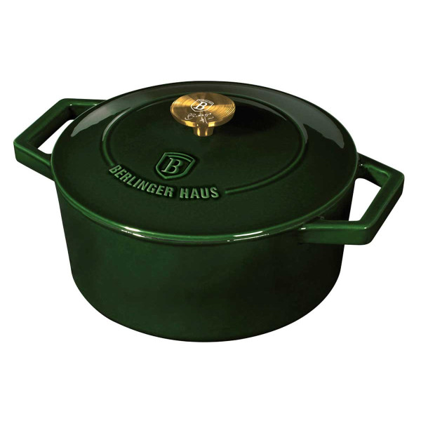 EMALIOWANY GARNEK ŻELIWNY 24cm BERLINGER HAUS BH-6503