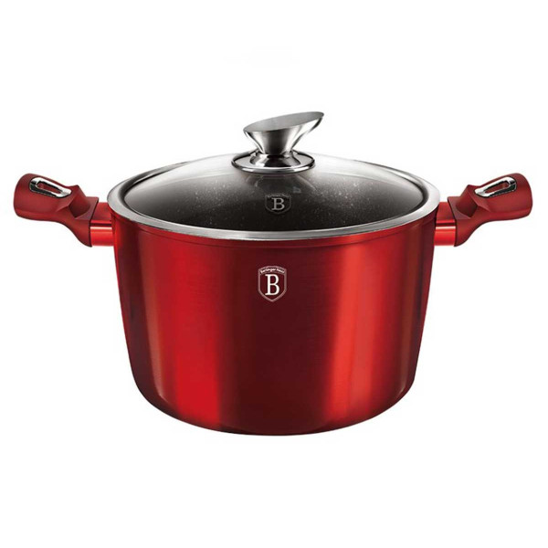 GARNEK 3.5L 20CM BERLINGER HAUS METALLIC BURGUNDY LINE BH-1268