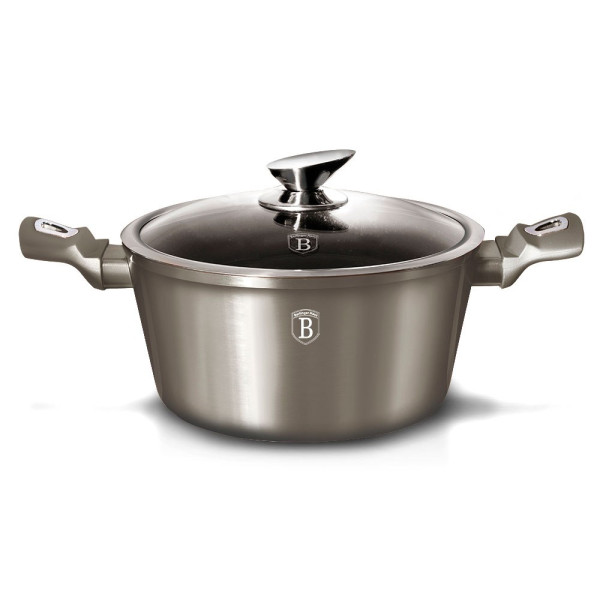 GARNEK 6.5L 28CM BERLINGER HAUS METALLIC LINE CARBON BH-1236-N