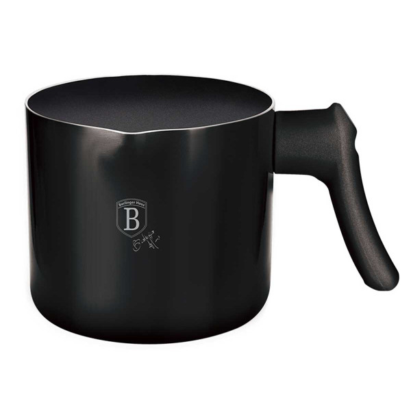 GARNEK DO MLEKA 1.2L GRANITOWY BERLINGER HAUS BLACK ROSE BH-6138