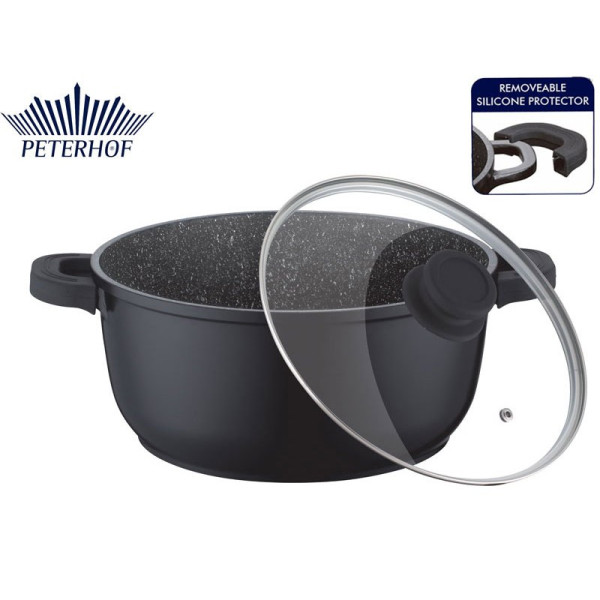 GARNEK GRANITOWY 4.4L 24CM PETERHOF IMPERIAL PH-15810-24