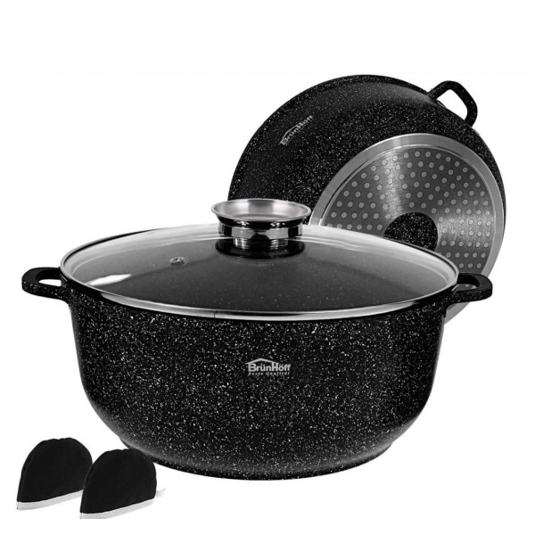 GARNEK GRANITOWY 32CM / 10L BRUNBESTE BB-1908