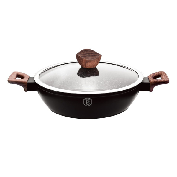 GARNEK NISKI 28cm 3.8L BERLINGER HAUS EBONY ROSEWOOD BH-1739