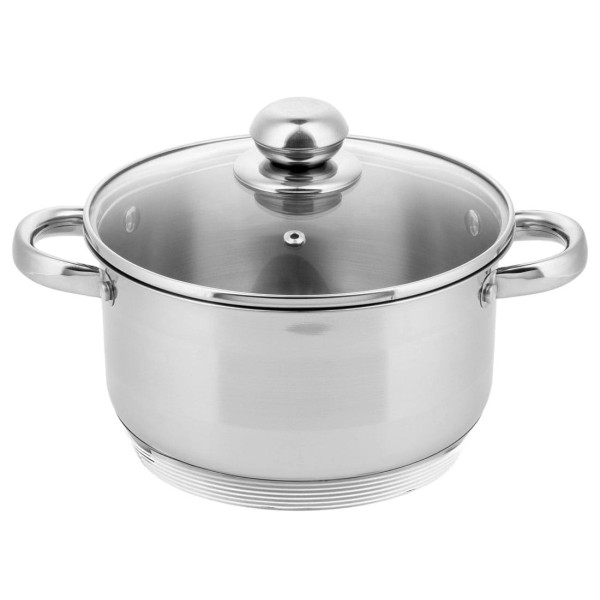GARNEK STALOWY 6.1L 24cm DNO 9 WARSTWOWE ZILNER ZL-7307