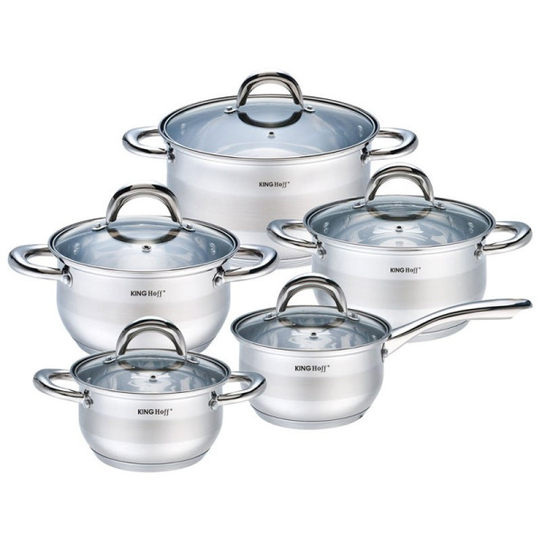 GARNKI KiNGHOFF SILVER 10 ELE KH-1096