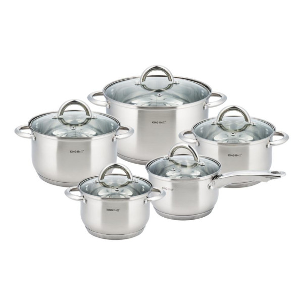 GARNKI KiNGHOFF SILVER 10 ELE KH-4449