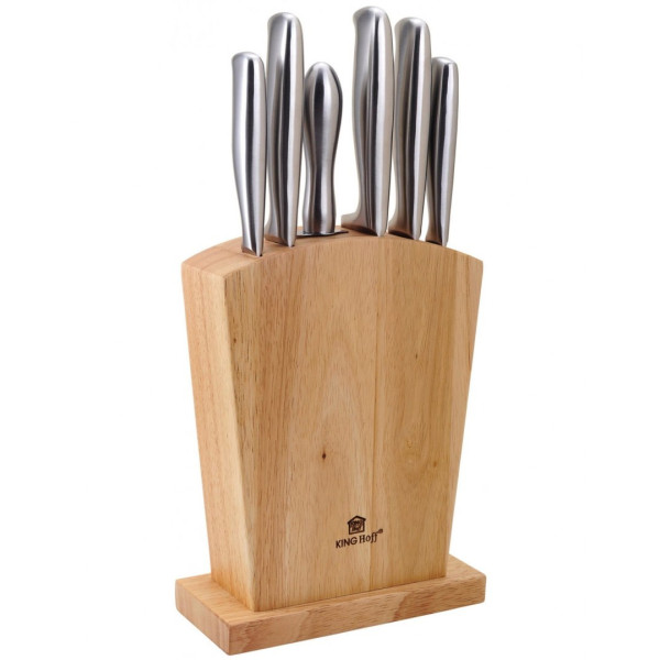 KOMPLET NOŻY KUCHENNYCH W BLOKU 7 EL. KiNGHOFF KH-1154