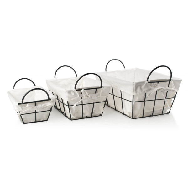 KOSZ METALOWY 32x22x14cm LOUIS MONDEX HTOP4450