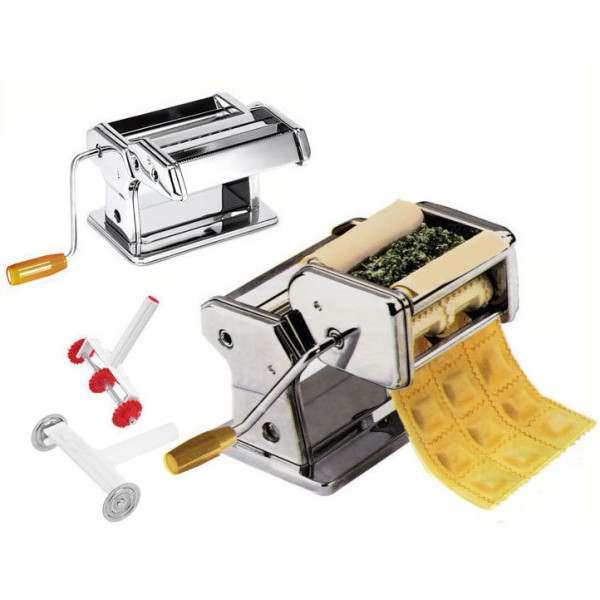 MASZYNKA 3w1 DO CIASTA MAKARONU PIEROGÓW RAVIOLI WAŁKOWARKA ZL-5214 / 5210