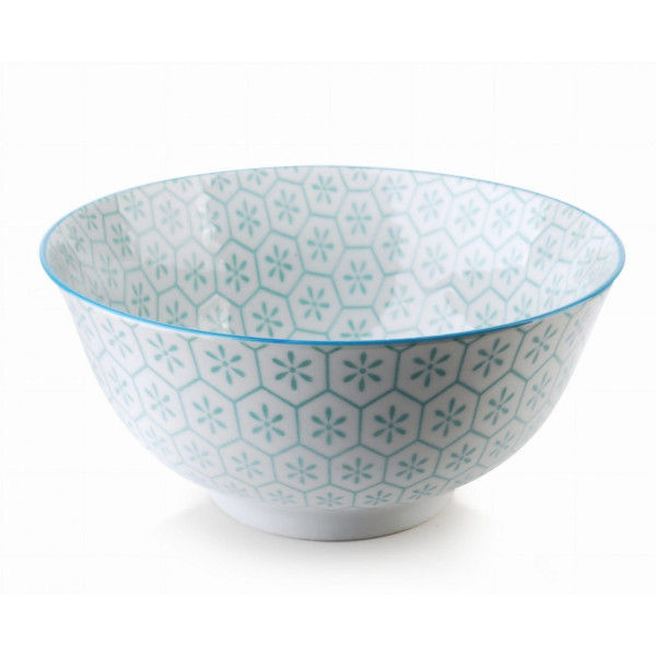 MISKA PORCELANOWA 15cm 550ml MAROCCO LIGHT BLUE MONDEX HTNA6179