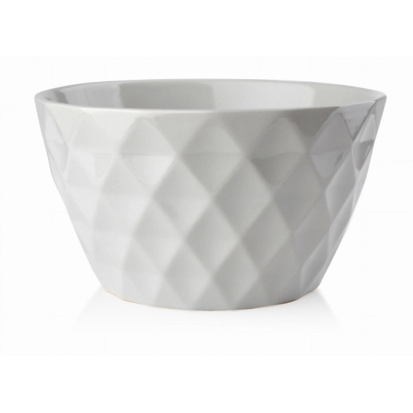 MISKA CERAMICZNA 15.5cm 700ml DIAMOND GREY MONDEX HTPR2173