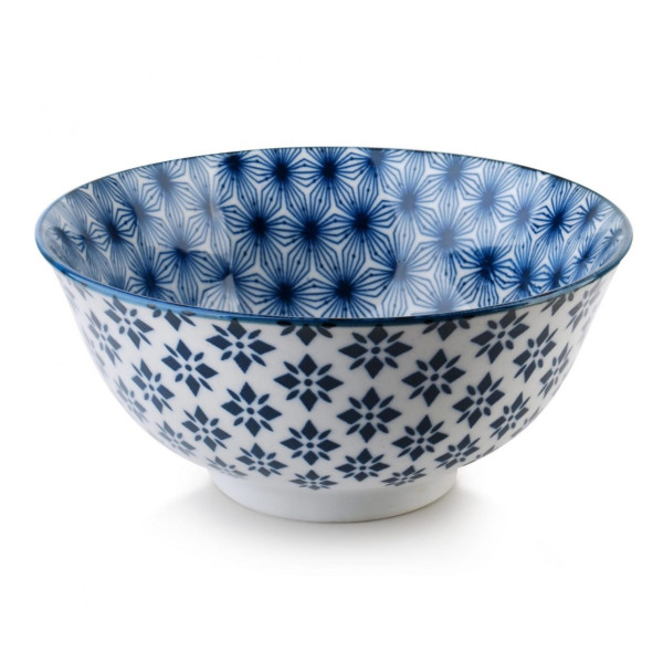 MISKA PORCELANOWA 550ml 15cm MAROCCO NAVY MONDEX HTNA6162