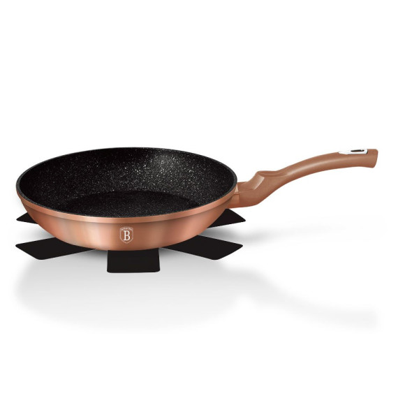 PATELNIA GRANITOWA 24CM BERLINGER HAUS METALLIC ROSE GOLD LINE BH-1509-N