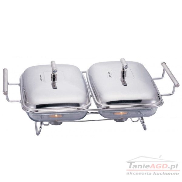 PODGRZEWACZ STOŁOWY ŻAROODPORNY 2 x 1.5L KiNGHOFF KH-1416