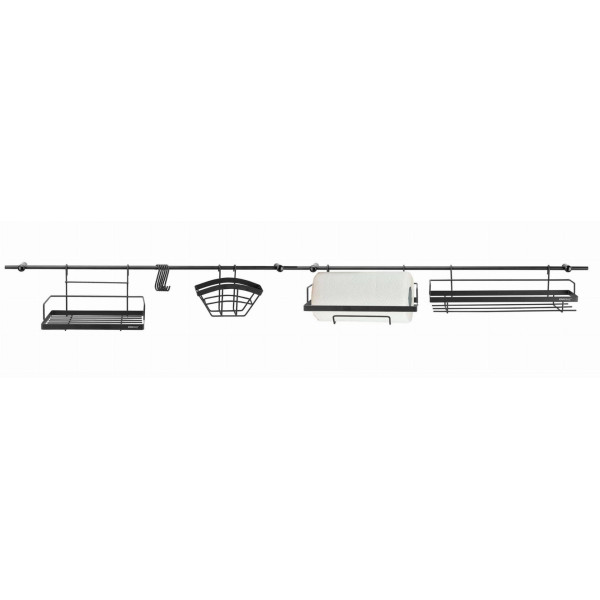 RELING KUCHENNY 16 EL. 150cm CZARNY KiNGHOFF KH-1498