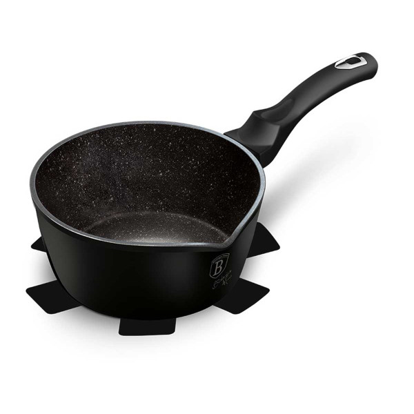 RONDEL GRANITOWY 16CM 1.3L BERLINGER HAUS BLACK SILVER BH-1847