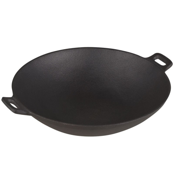 WOK ŻELIWNY 31cm KiNGHOFF KH-1109