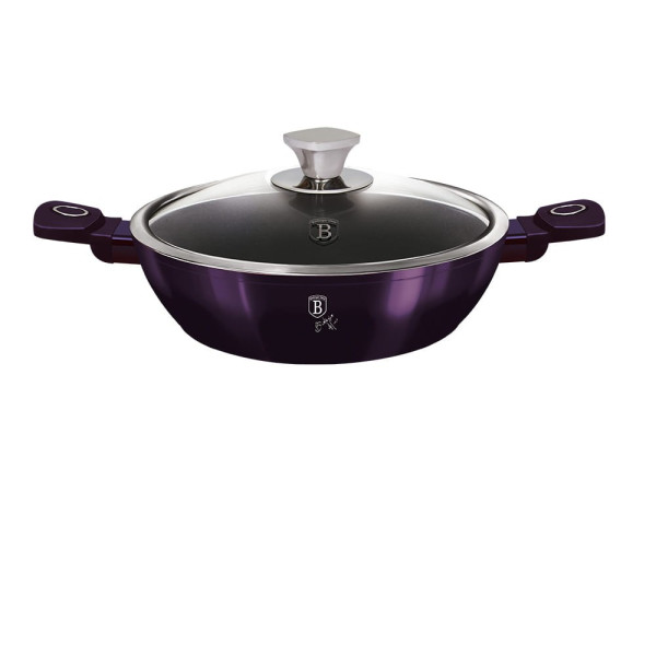 GARNEK NISKI TYTANOWY 28cm 3.8L BERLINGER HAUS PURPLE ECLIPSE BH-6632