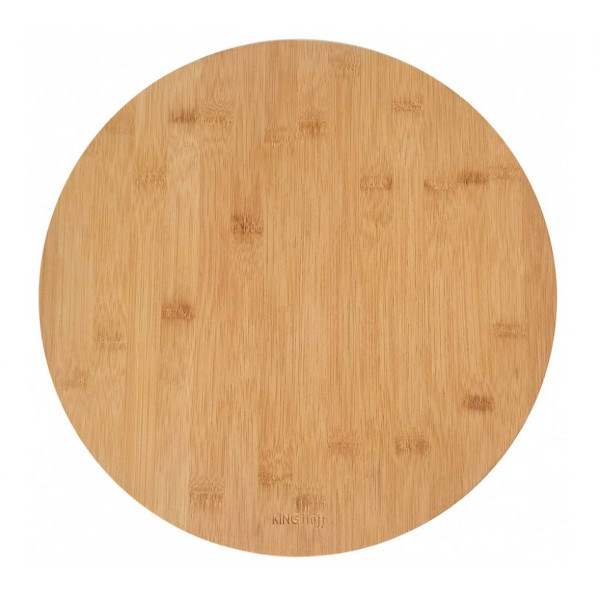 TACA DESKA BAMBUSOWA DO PIZZY 35cm OBROTOWA KINGHOFF KH-1566