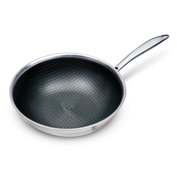 PATELNIA WOK STALOWY 18/10 28cm BERLINGER HAUS ETERNAL COLLECTION BH-7434