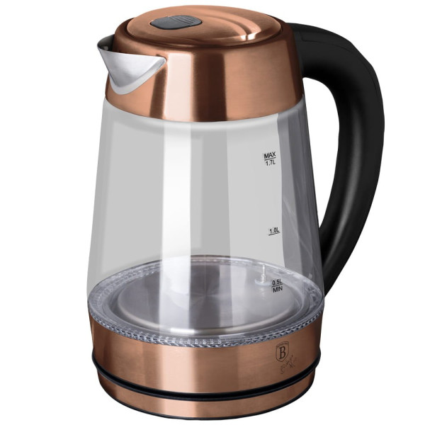 CZAJNIK ELEKTR. 1.7L Z FUNKCJĄ TEMPERATURY BERLINGER HAUS METALLIC ROSE GOLD BH-9129