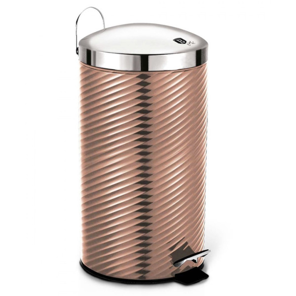 KOSZ NA ŚMIECI 20L STAL NIERDZEWNA BERLINGER HAUS ROSEGOLD BH-6300