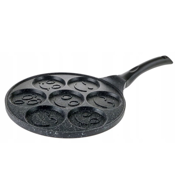 PATELNIA DO NALEŚNIKÓW PLACKÓW 26cm 7 SMILEYS ZILNER ZL-2411