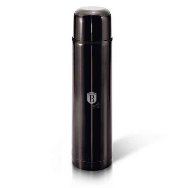 TERMOS STALOWY 1.0L BERLINGER HAUS METALLIC LINE CARBON PRO BH-6404