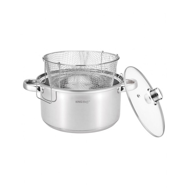 GARNEK 5.5L 24cm Z KOSZYKIEM DO SMAŻENIA KINGHOFF KH-1630