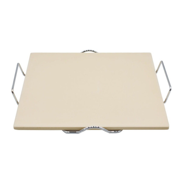 KAMIEŃ DO PIZZY 33 x 33 cm ZE STOJAKIEM BRUNBESTE BB-2930