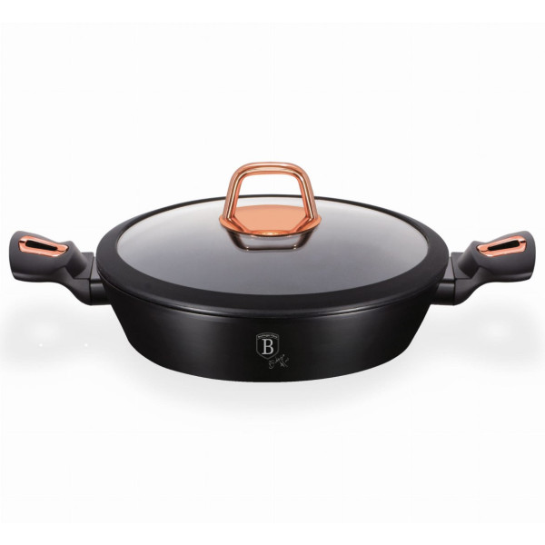 GARNEK NISKI 3.8L 28CM BERLINGER HAUS BLACK ROSE BH-1640