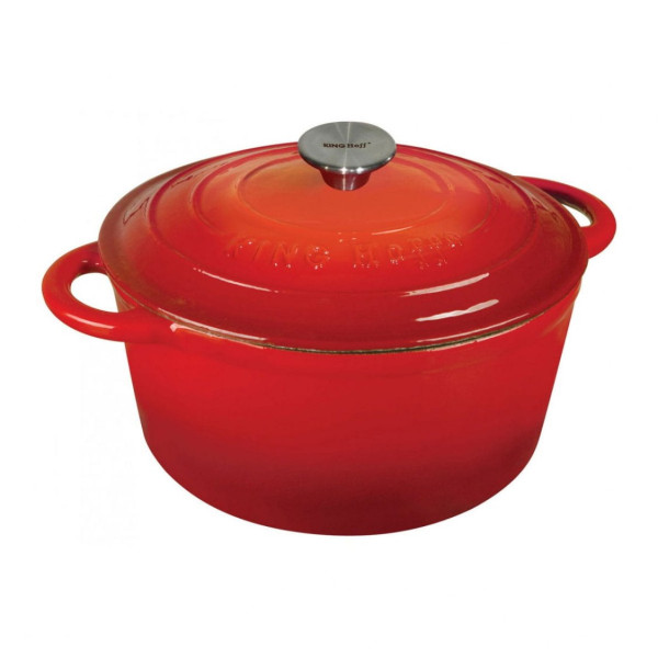 GARNEK ŻELIWNY EMALIOWANY 2.4L 20cm KINGHOFF KH-1614