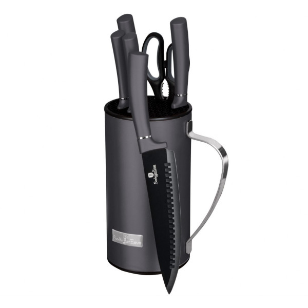 ZESTAW NOŻY 7 EL. BERLINGER HAUS CARBON PRO BH-2600