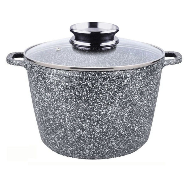 GARNEK Z POWŁ. MARMUROWĄ 6.3L 24CM EBERBACH EB-2193