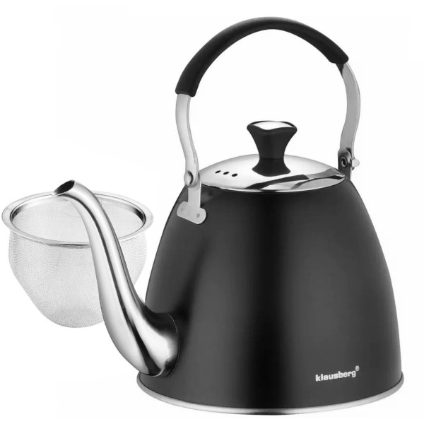 CZAJNICZEK Z ZAPARZACZEM 1.1L DO HERBATY ZIÓŁ KLAUSBERG KB-7570
