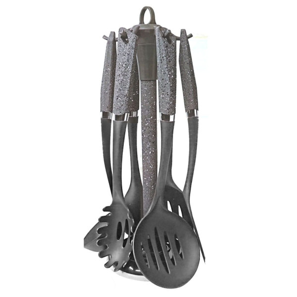 ZESTAW PRZYBORÓW KUCHENNYCH 7 EL. NYLON ZILNER ZL-5130-GU