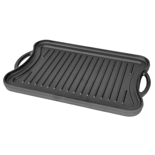 ŻELIWNA PŁYTA GRILLOWA 42 X 26CM DWUSTRONNA KRISBERG KS-2569