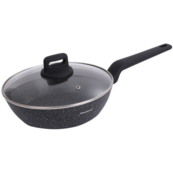 PATELNIA GŁĘBOKA Z POWŁOKĄ MARMUROWĄ 24CM KLAUSBERG KB-7666