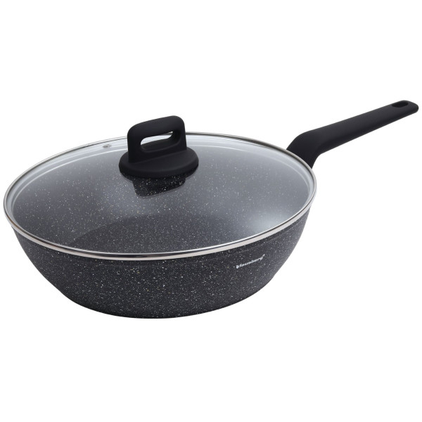 PATELNIA GŁĘBOKA Z POWŁOKĄ MARMUROWĄ 28CM KLAUSBERG KB-7667