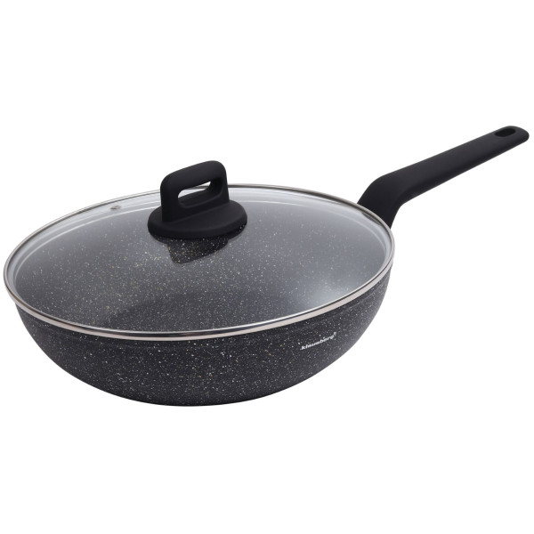 PATELNIA WOK Z POWŁOKĄ MARMUROWĄ 28CM KLAUSBERG KB-7668