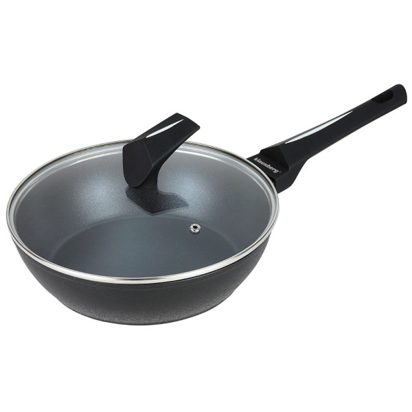 PATELNIA GŁĘBOKA Z POWŁOKĄ MARMUROWĄ NON-STICK 24CM KLAUSBERG KB-7691