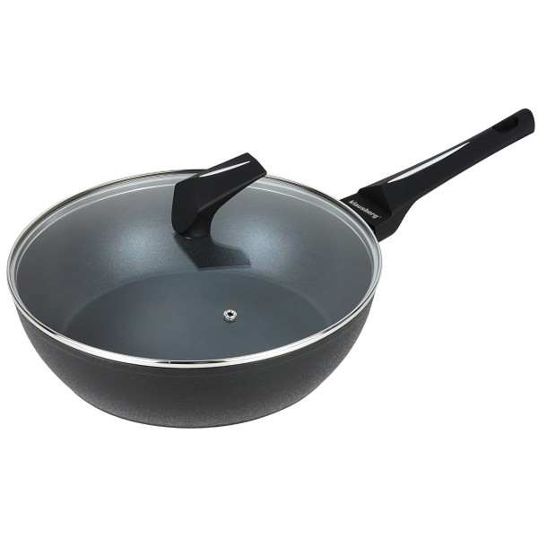 PATELNIA GŁĘBOKA Z POWŁOKĄ MARMUROWĄ NON-STICK 28CM KLAUSBERG KB-7692