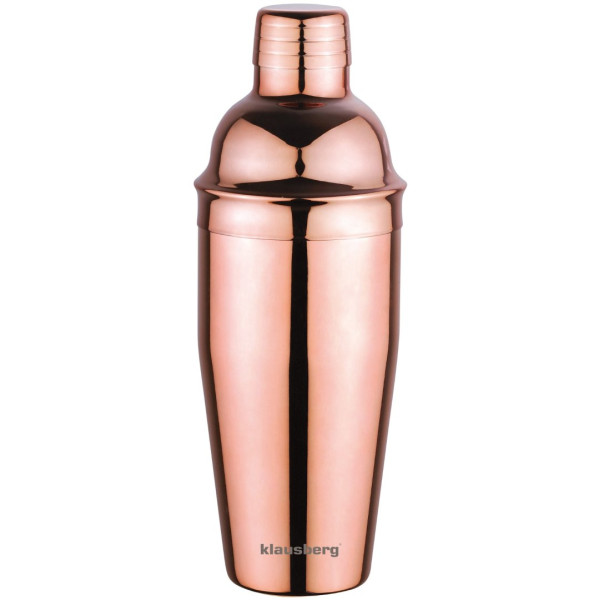 SHAKER BARMAŃSKI DO DRINKÓW KOKTAJLI 750ML ROSEGOLD KLAUSBERG KB-7650
