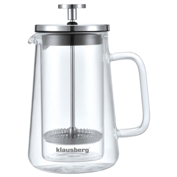 ZAPARZACZ DO KAWY/HERBATY 0,35L FRENCH PRESS KLAUSBERG KB-7684