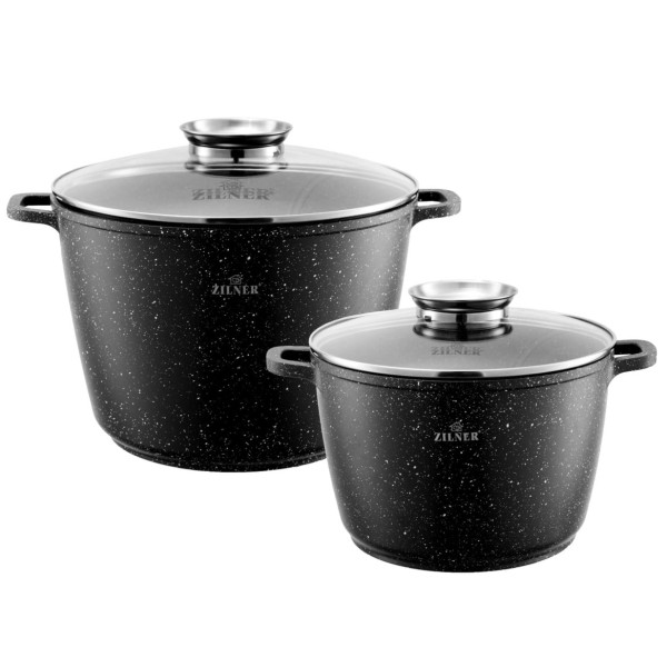 ZESTAW 2 GARNKÓW MARMUROWYCH 10L + 14L ZILNER ZL-8548
