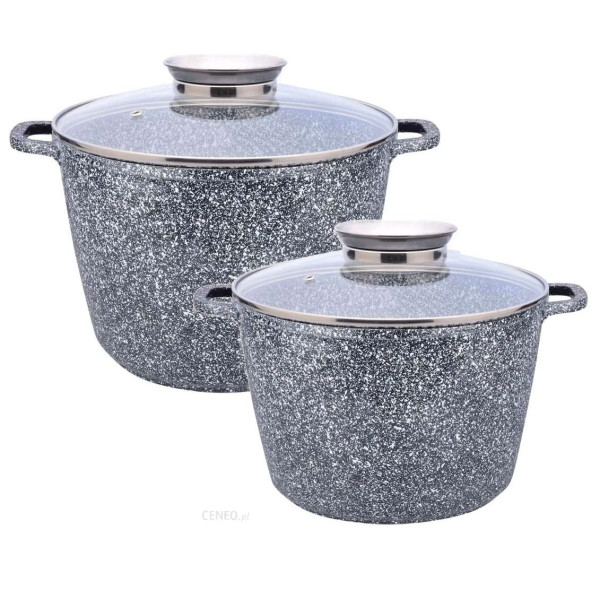 ZESTAW 2 GARNKÓW MARMUROWYCH 10L + 14L ZILNER GREY ZL-8547