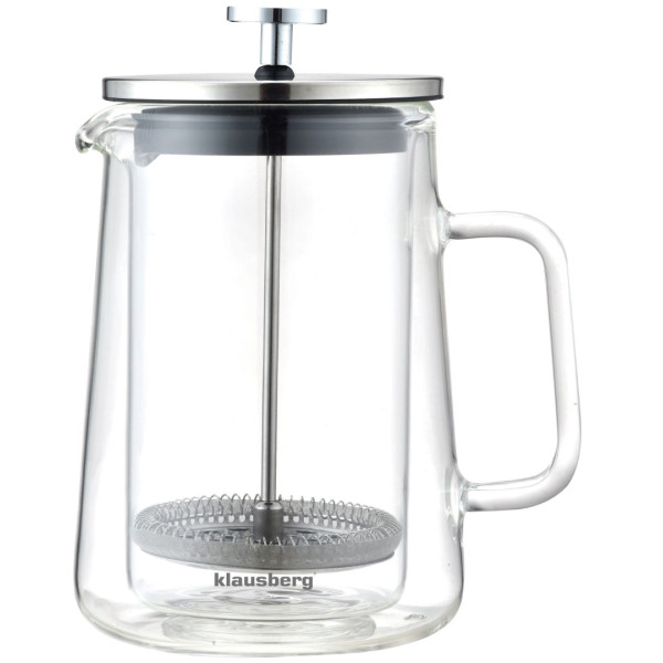 ZAPARZACZ DO KAWY/HERBATY 0,60L FRENCH PRESS KLAUSBERG KB-7685